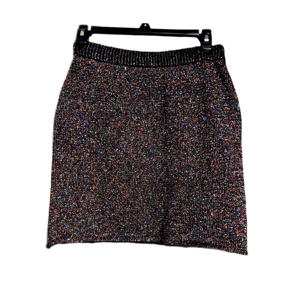 Compania Fantastica Dresses & Skirts - Compañía Fantástica Multicolor Glitter Ribbed Skirt Medium EUC